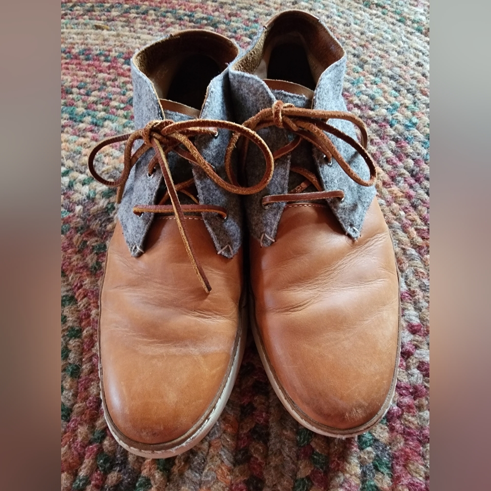 Men's Sperry Chukkas Leather Wool Uppers Low Cut Boot, Size 10M
